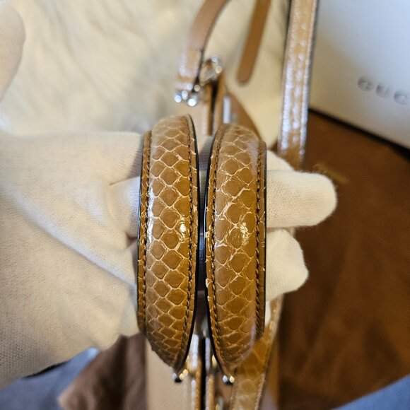 Authentic Rare GUCCI ZUMI IN SNAKE Phyton Skin M Size - Picture 12 of 17